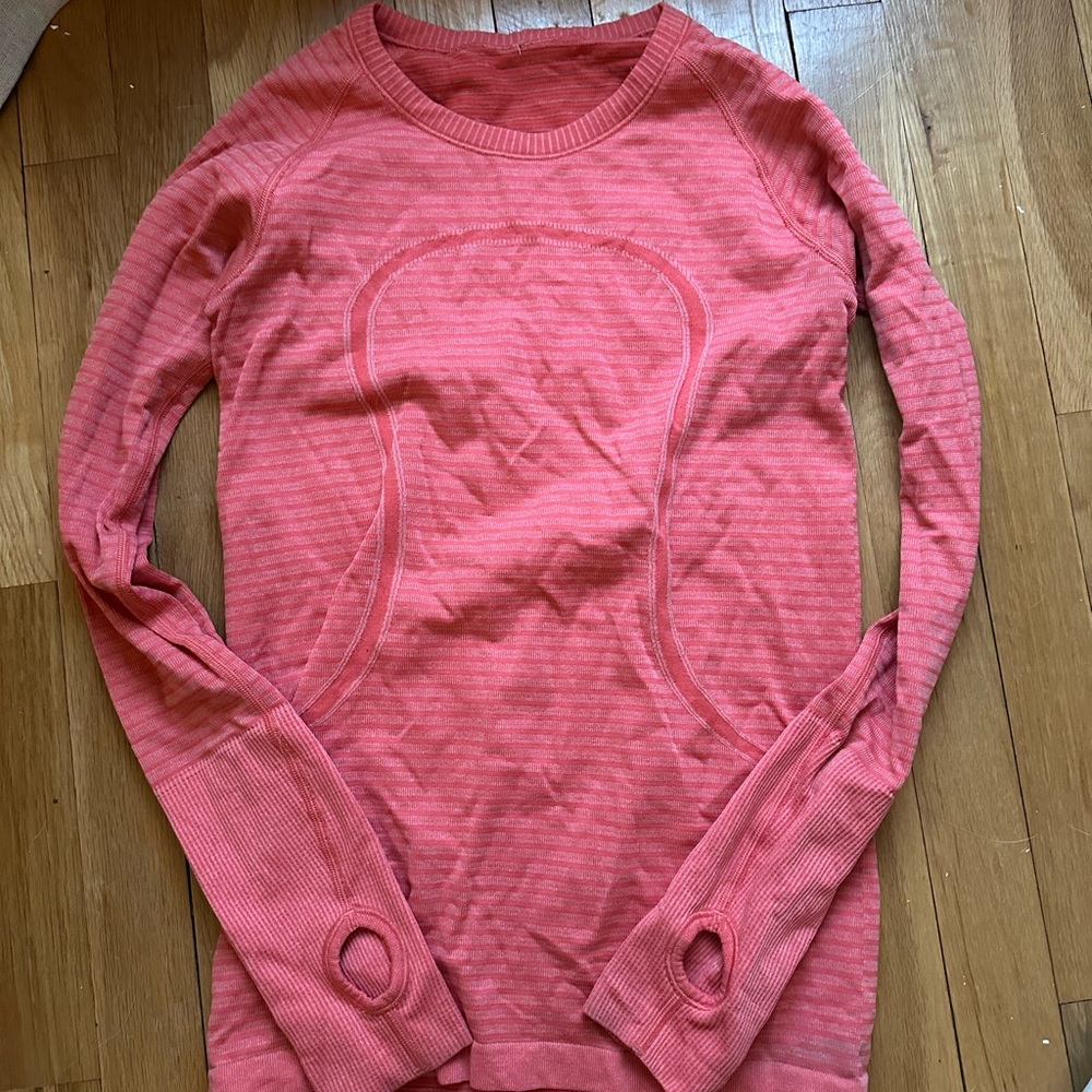 Lululemon Pink Long Sleeve Top